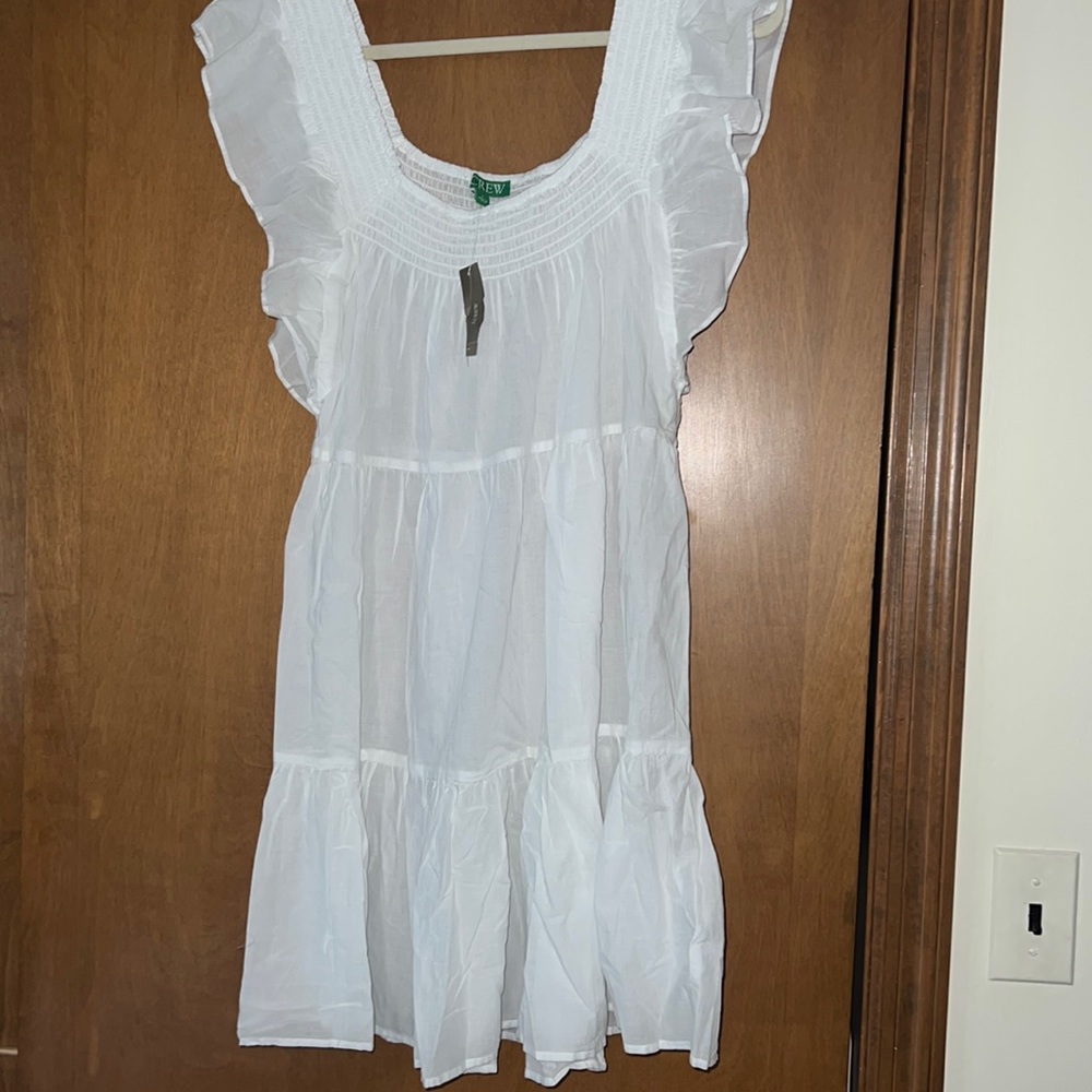 Jcrew white dress